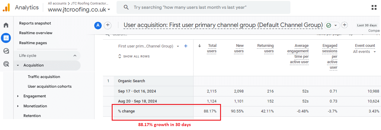 JTC Roofing Analytics JTC Roofing Analytics